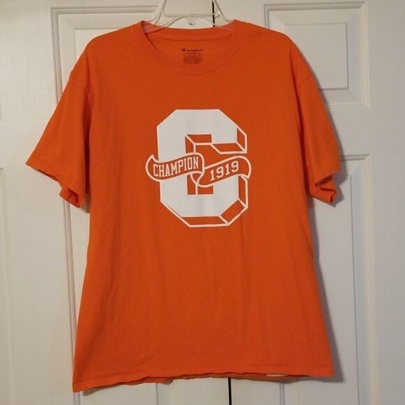 Nwot Champion orange tee  - Picture 1 of 4